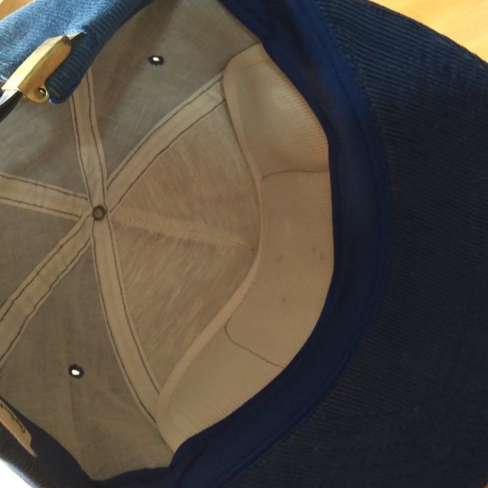 Deadstcok Vintage Martech Patch Corduroy Strap Back Hat - Picture 7 of 8
